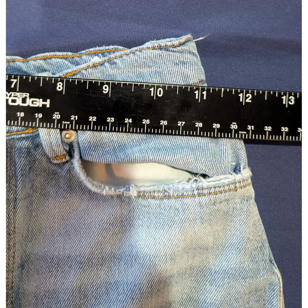 BDG Urban Outfitters Mom High Rise Light Wash Distressed Jeans Size 24